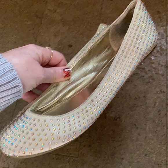 Women’s Sparkly Ballet Flats - Picture 8 of 10